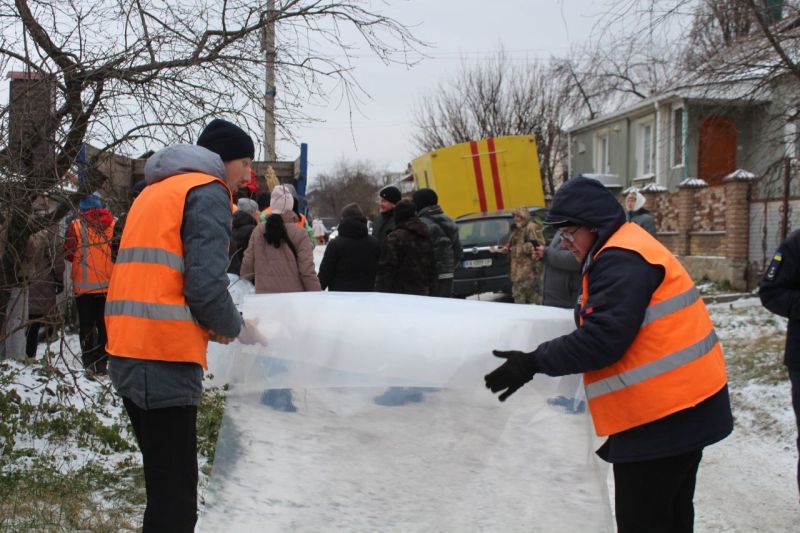 Наслідки ворожої атаки на Умань