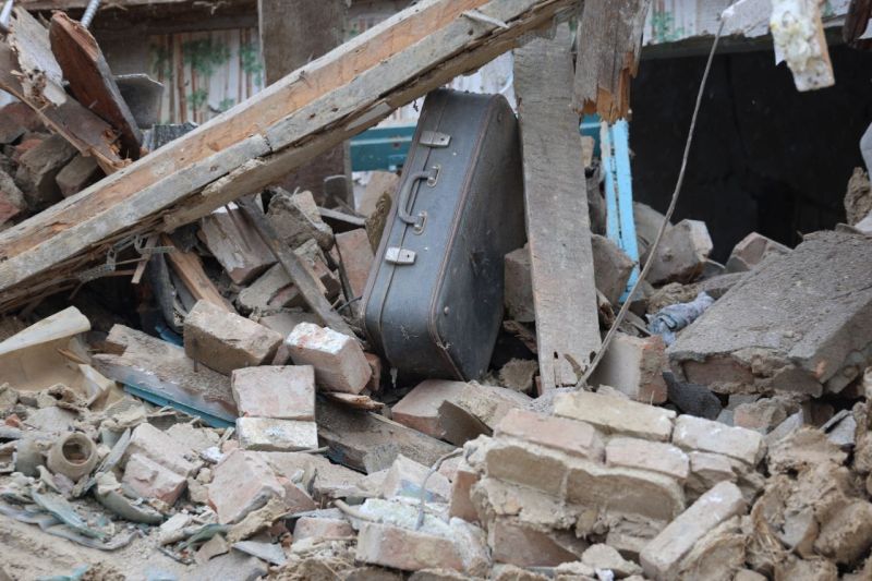 Наслідки ворожої атаки на Умань