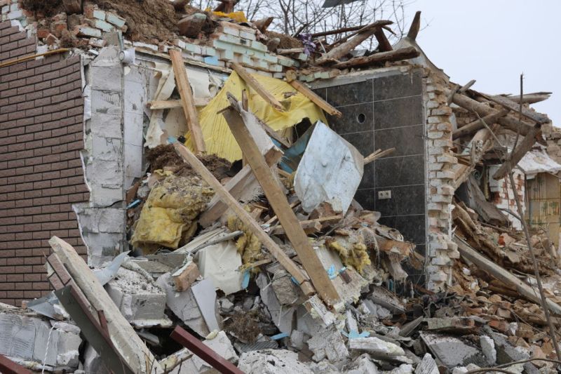 Наслідки ворожої атаки на Умань