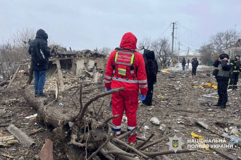 Наслідки ворожої атаки на Умань