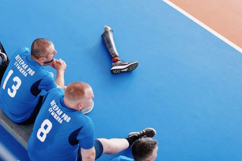 «Ігри ветеранів»: на Черкащині пройшов перший раунд Чемпіонату України з волейболу сидячи
