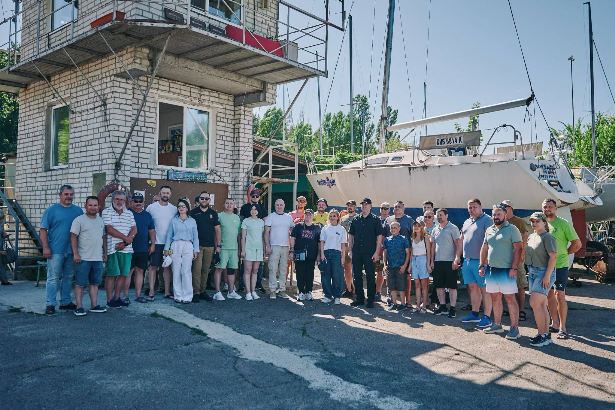 В області стартували тренування з вітрильного спорту для ветеранів
