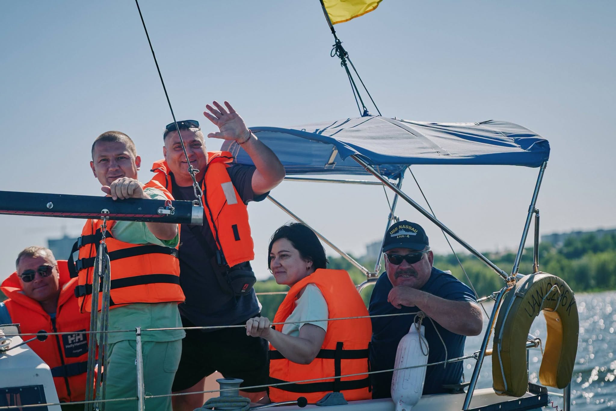 В області стартували тренування з вітрильного спорту для ветеранів