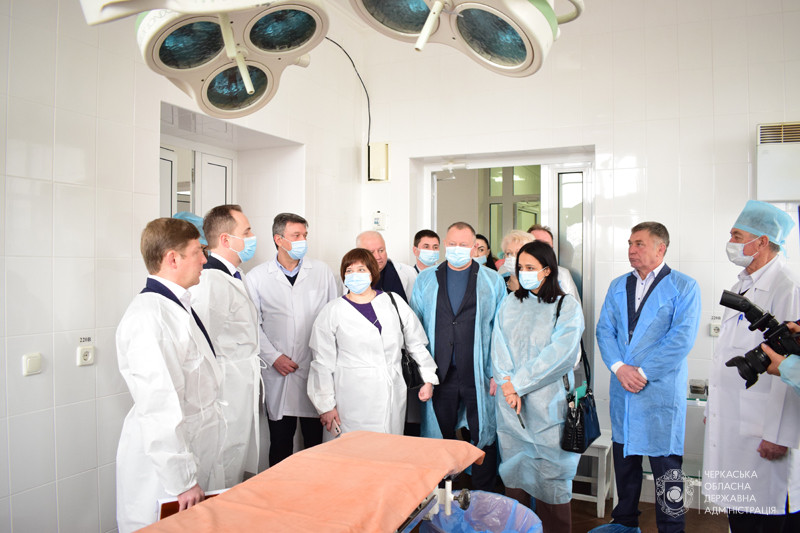 Заступник міністра охорони здоров’я відвідав Ватутінську міську лікарню