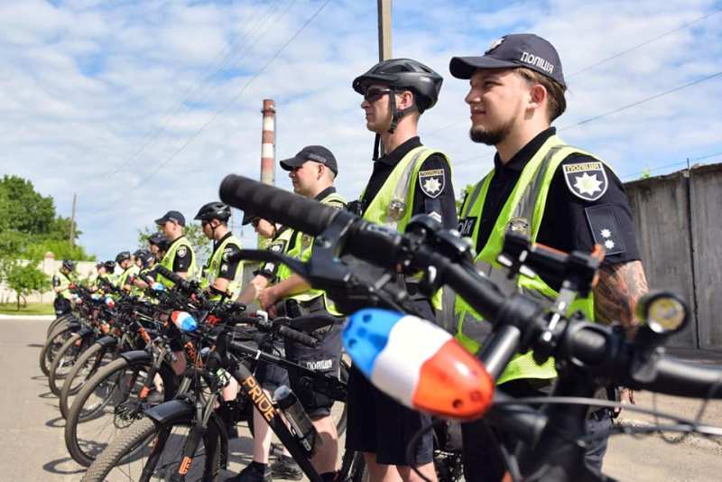 Вулиці Черкас патрулюватимуть правоохоронці на велосипедах