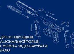 У поліції області нагадують про декларування зброї