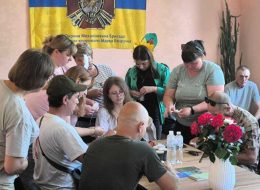 На фото - ветеранський простір у Вільшанці