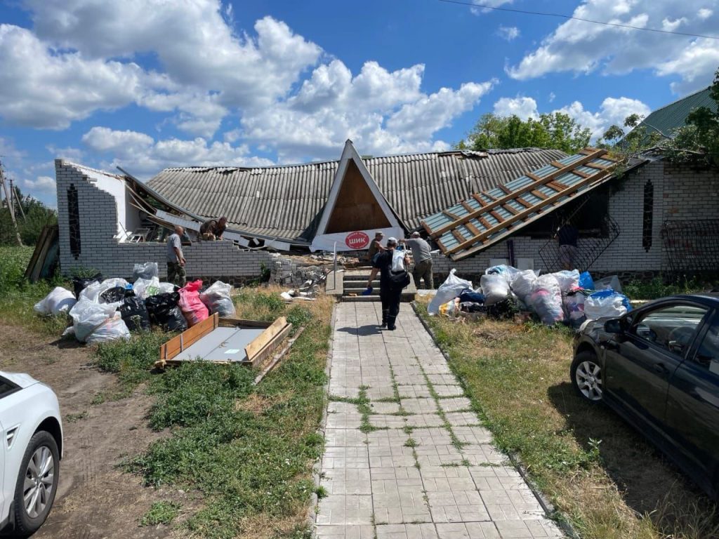 На фото - наслідки негоди на Черкащині