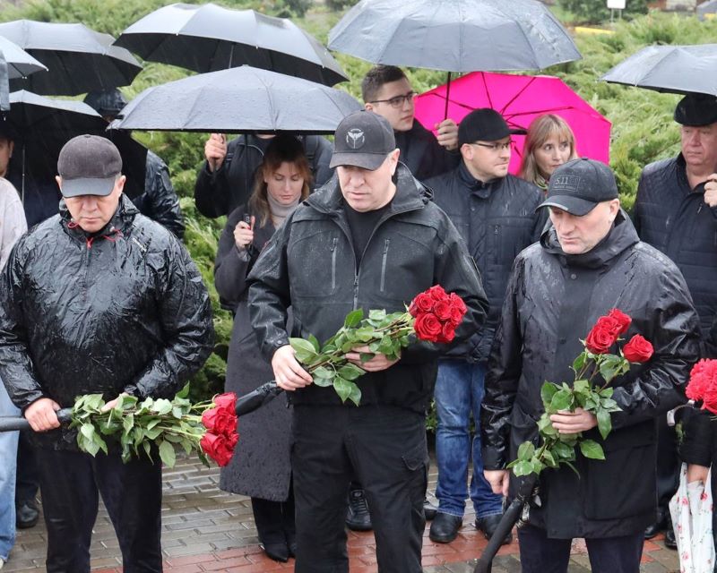 На фото - Ігор Табурець під час пам'ятних заходів до Дня Гідності та Свободи