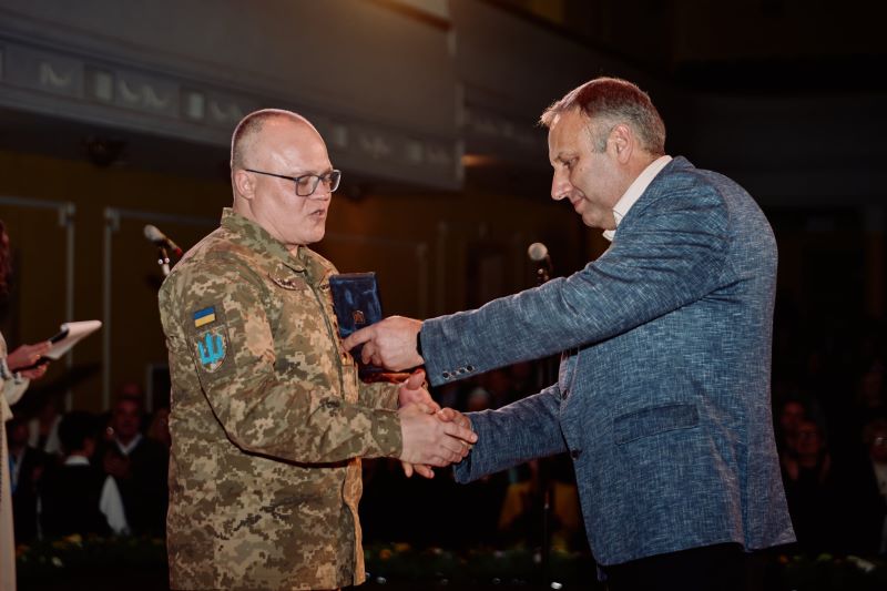 На фото - урочистості до 70-річчя філармонії