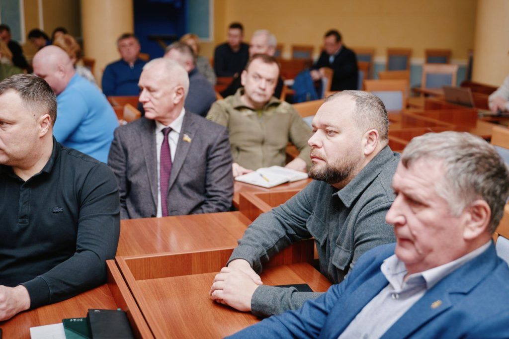 На фото - команда ОВА презентувала обласний бюджет-2026