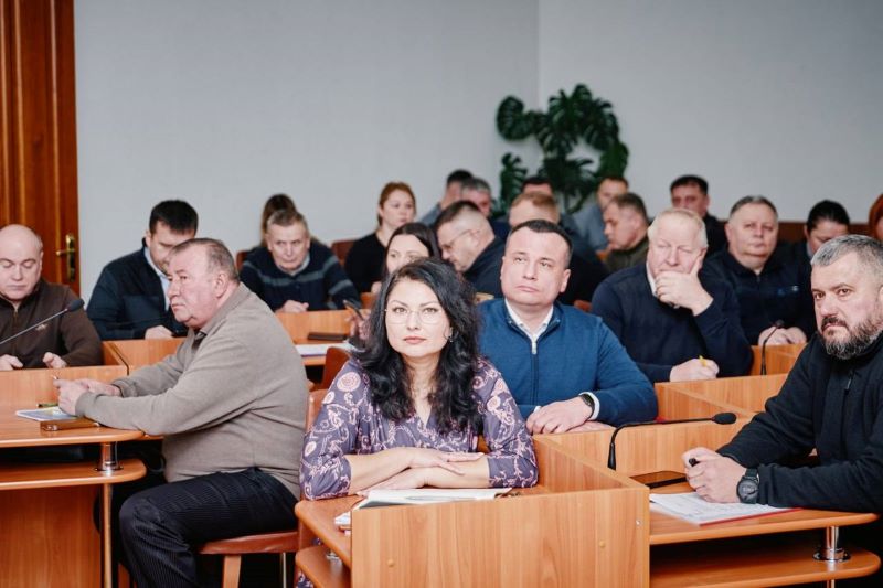 На фото - регіональне засідання ТЕБ та НС 