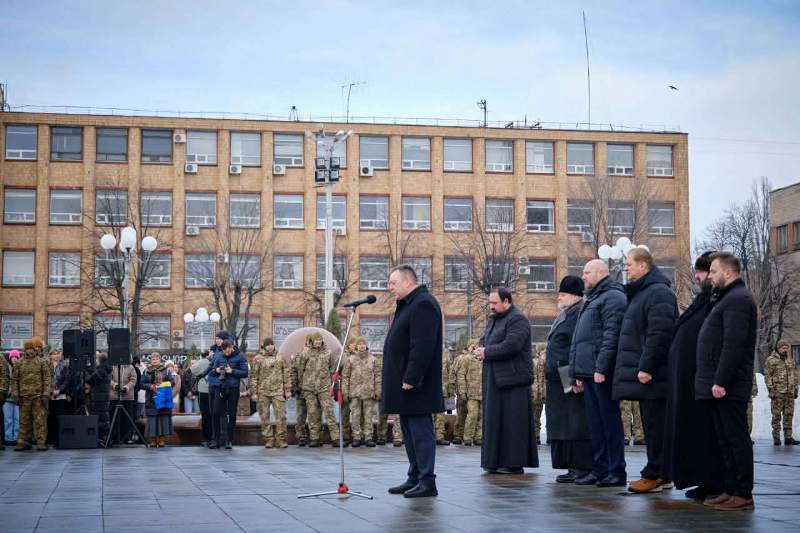 На фото - Національна молитва за Україну: на Черкащині відбувся пам'ятний захід