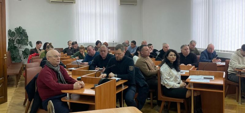 На фото - в ОВА відбулося засідання регіональної комісії з ТЕБ та НС