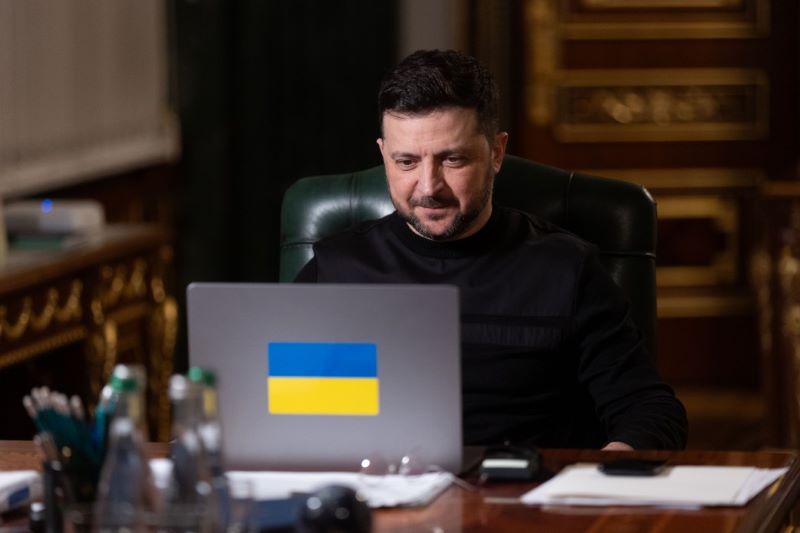 На фото - Володимир Зеленський