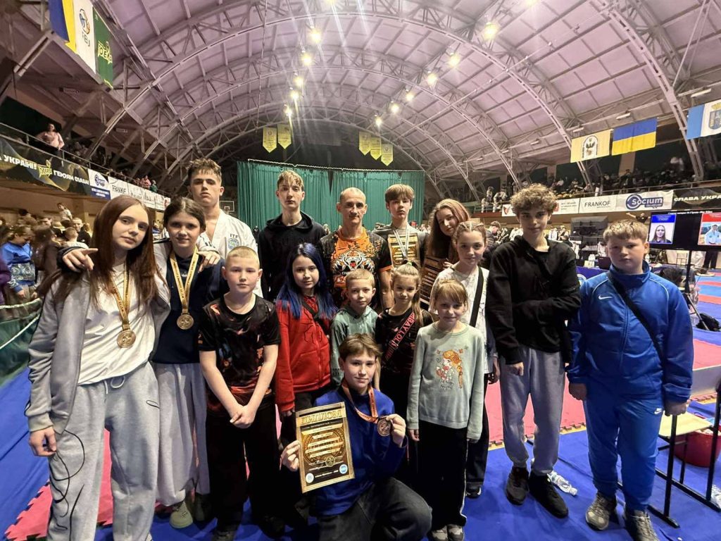 На фото - Черкащани серед лідерів чемпіонату України з таеквондо ІТФ