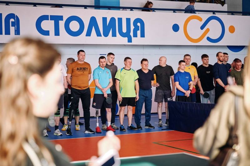На фото - учасники змагань Весняний кубок "Бійці духу"
