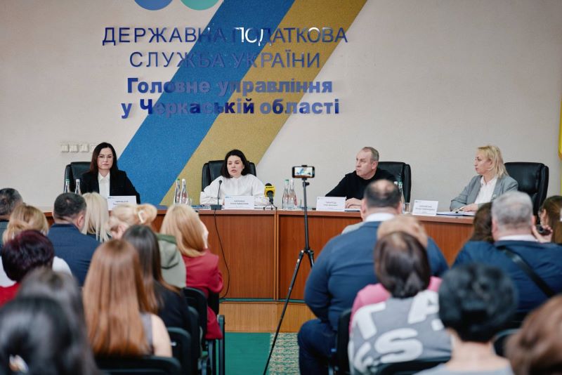 На фото - зустріч із підприємцями