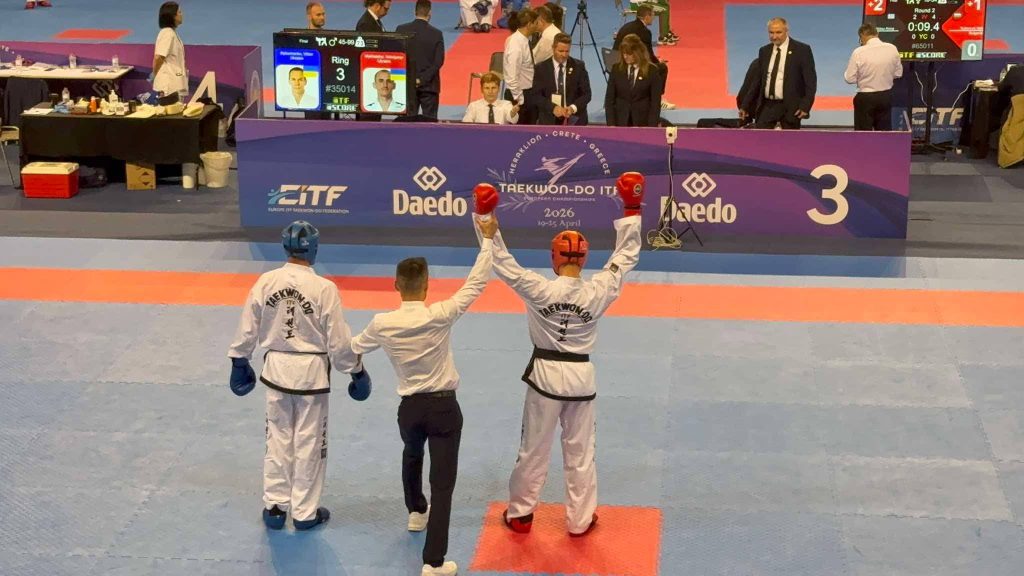 На фото -  Спортсмени Черкащини – серед лідерів чемпіонату Європи з таеквондо ІТФ