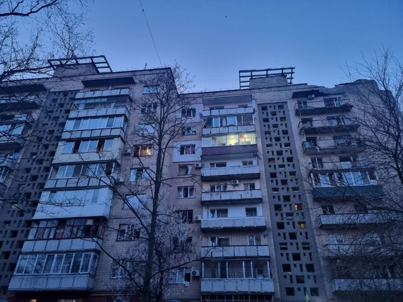 На фото - Ігор Табурець про ліквідацію наслідків ворожої атаки на обласний центр