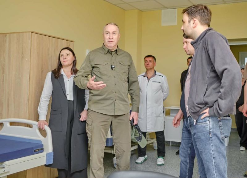 На фото - реабілітаційне відділення обласного госпіталю