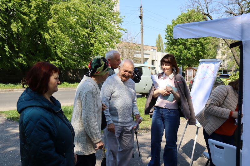 На фото - інформаційно-просвітницька акція «Обираю здоров’я!»