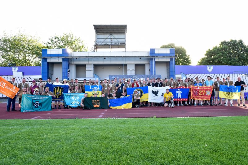 На фото - у Черкасах пройшов перший відбірковий етап Всеукраїнських спортивних змагань «Ігри ветеранів»