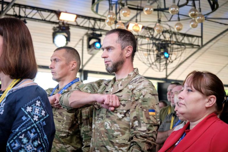 На фото - «Бійці Духу»: в обласному центрі відбувся ветеранський форум