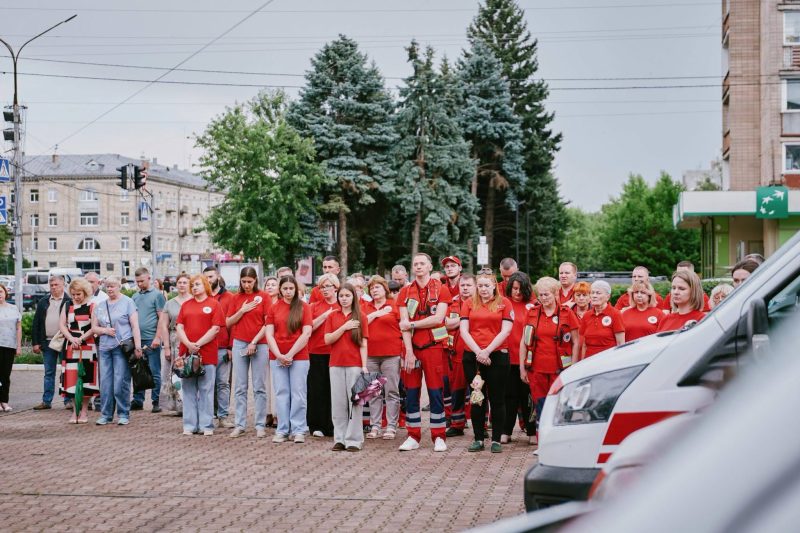 на фото  -На Черкащині вшанували пам’ять загиблих медичних працівників