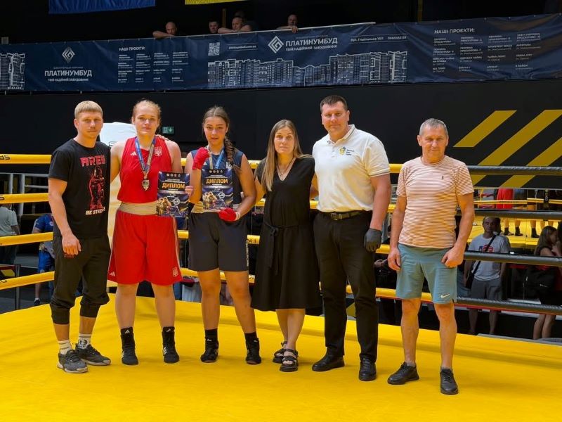 На фото - Черкаські боксери вибороли низку нагород на чемпіонаті України