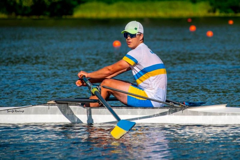 На фото - Черкаські спортсмени вибороли низку нагород на Чемпіонаті України з академічного веслування