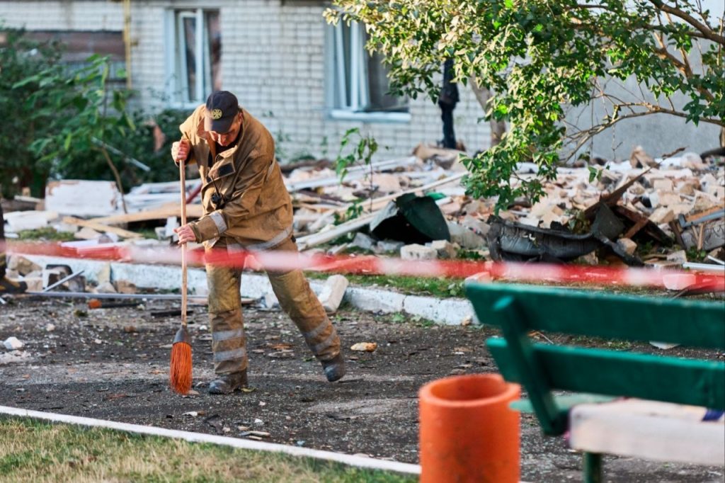 На фото - Ігор Табурець про ситуацію в області на ранок 14 серпня