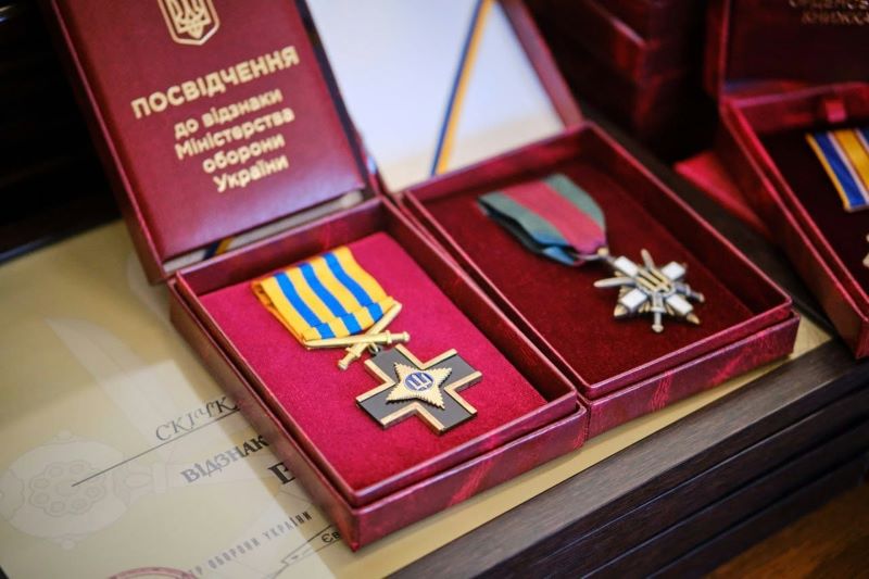 На фото - На Черкащині відзначили Захисників і Захисниць України