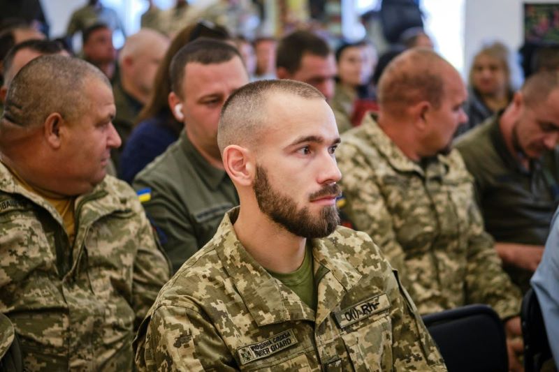 На фото - На Черкащині відзначили Захисників і Захисниць України