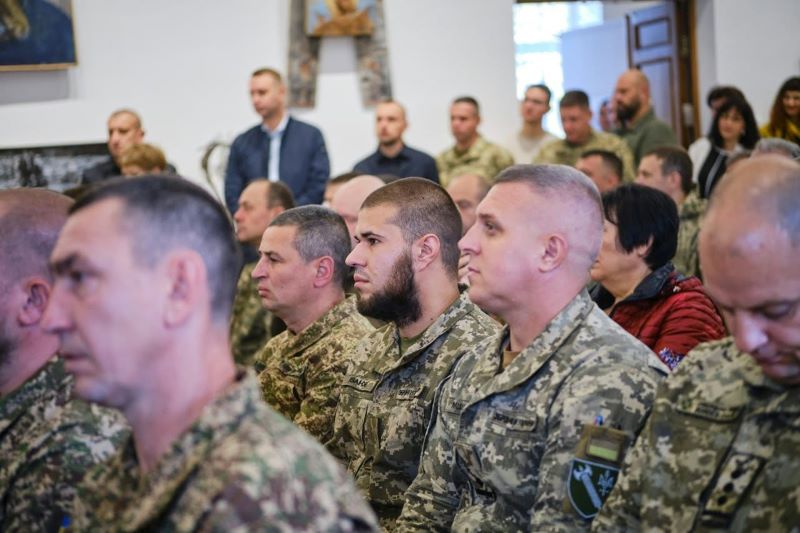 На фото - На Черкащині відзначили Захисників і Захисниць України