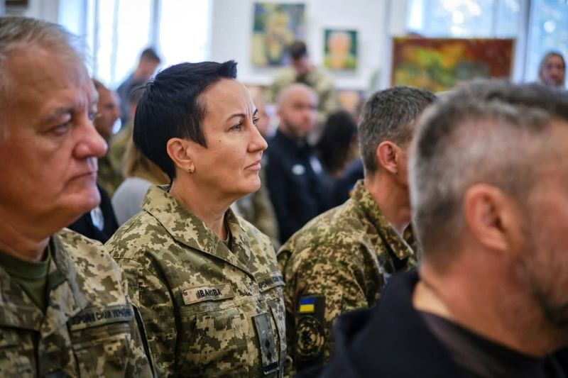 На фото - На Черкащині відзначили Захисників і Захисниць України