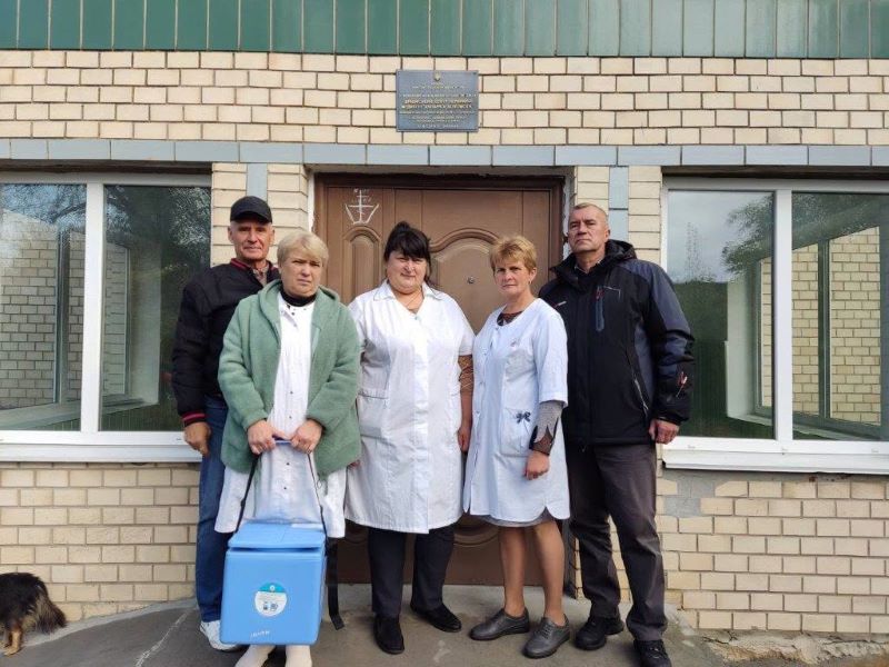На фото - Віддалені села Черкащини: вакцинація, консультації та профілактика інфекційних хвороб